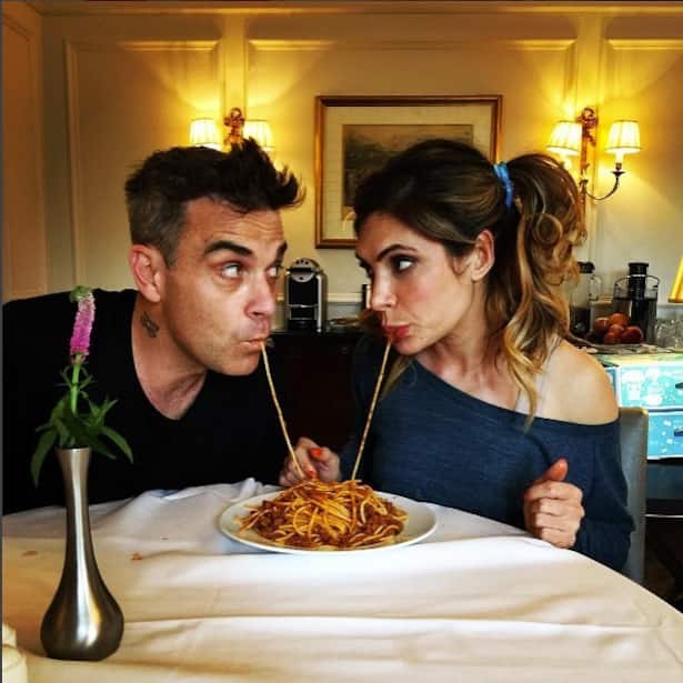 Robbie Williams und seine Frau Ayda Field Williams