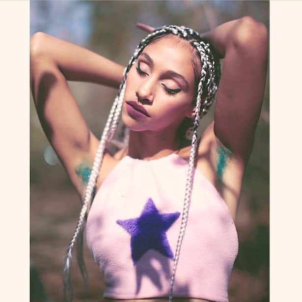 Achselhaare färben Trend Instagram Tumblr #DyedArmpit