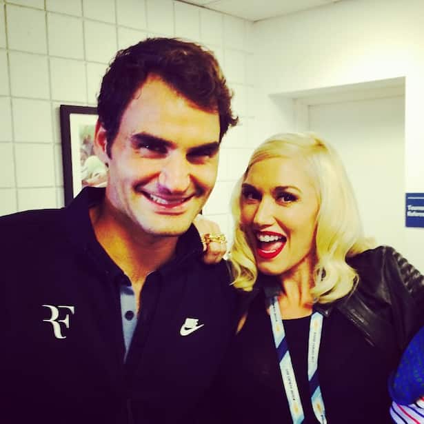 Roger Federer Gwen Stefani