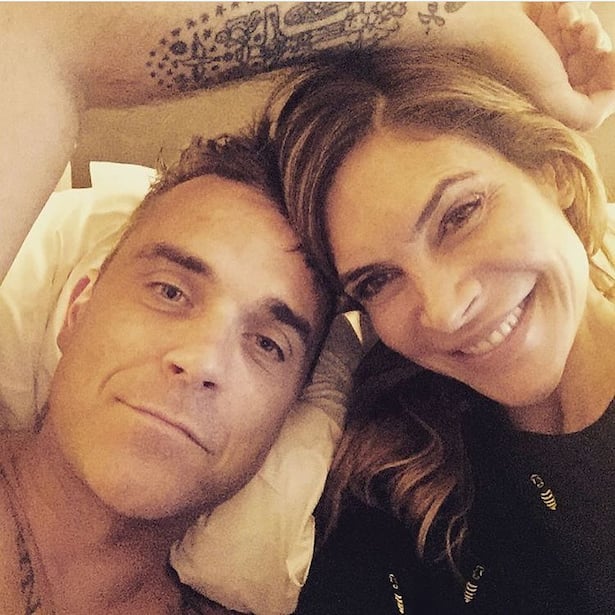 Robbie Williams und seine Frau Ayda Field