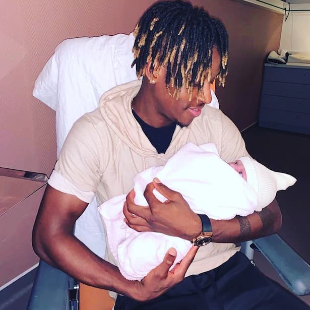 François Moubandje mit Sohn Hayden