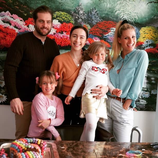 Michelle Hunziker und Familie