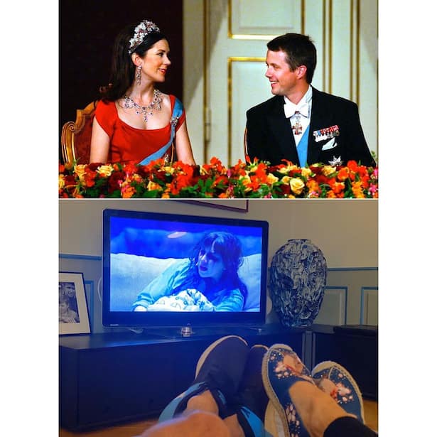 2020 Corona Mary und Frederik schauen TV