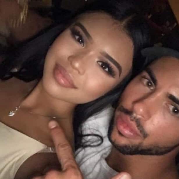 Anthony Briscoe mit Freundin