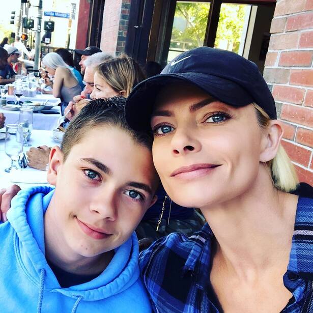 Jaime Pressly mit Sohn