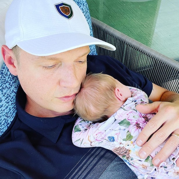 Nick Carter mit Tochter