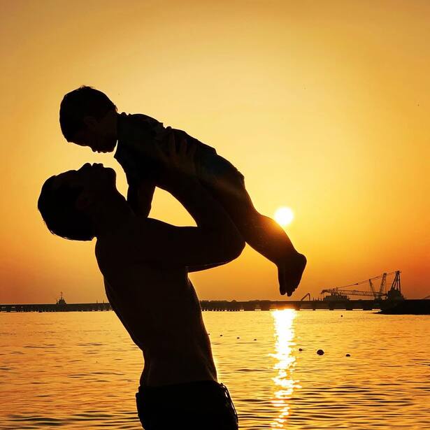 Rafael Beutl mit Louie in Dubai