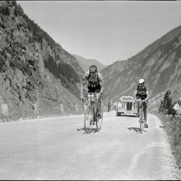 Ferdy Kuebler und Hugo Koblet, Radsport, SI SPORT 01/2021, 1950 Tour de Suisse