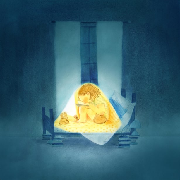 Leya Lunas aktuelles Projekt ist das Kinderbuch «Look» ohne Text. Luca entdeckt neue Perspektiven – ohne und mit Brille.