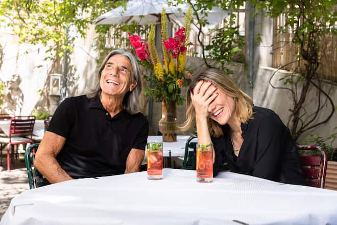 Barbara Lüthi spricht mit Paolo Fattore im Restaurant Kreis 6
