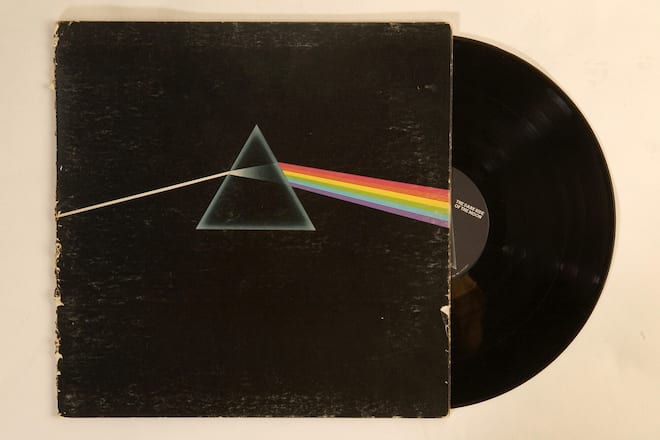 10/7/05 photo Ryan McFadden 200502701 Pink Floyd Dark Side of the Moon record (Photo By MediaNews Group/Reading Eagle via Getty Images/MediaNews Group/Reading Eagle via Getty Images)