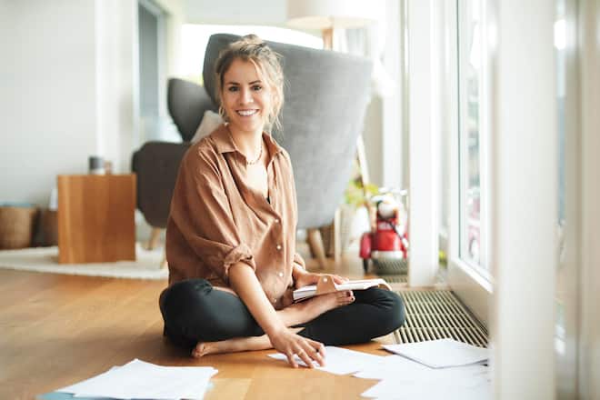 Eliane Müller, Sängerin, zu Hause in Schenkon LU, 15.09.2022, Foto Lucia Hunziker