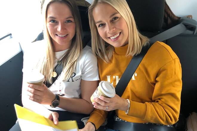 Linda Fäh und ihre Schwester Sina