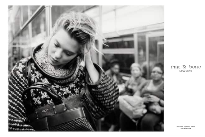 FW13 Campaigns featuring Michael Pitt and Lea Seydoux by Glen Luchford