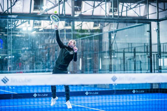 Foto: Joseph Khakshouri 28.03.2023 Ehemaliger FCZ-Star Marco Schönbächler (33) hat ein Padel-Zentrum in Rüti ZH eröffnet. Rüti (ZH) Marco Schönbächler