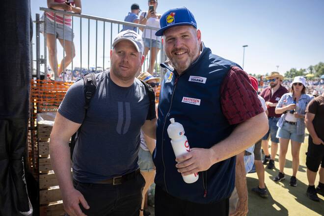 Christian Stucki, Seelädisches Schwingfest Lyss mit Matthias Glarner