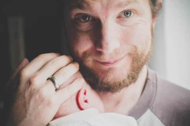 Vater Baby Schwangerschaftskontrolle