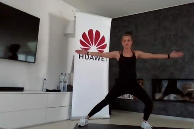 Christa Rigozzi beim Training