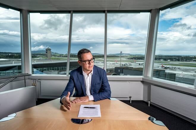 Lukas Brosi, CEO Flughafen Zürich
