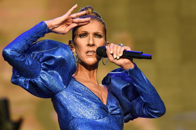 LONDON, ENGLAND - JULY 05: Celine Dion performs live at Barclaycard Presents British Summer Time Hyde Park at Hyde Park on July 5, 2019 in London, England. (Photo by Brian Rasic/WireImage)