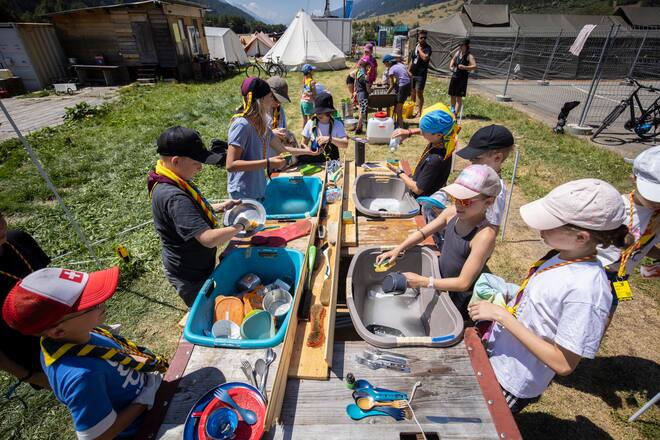 Pfadilager in Ulrichen im Goms VS, Bula 2022