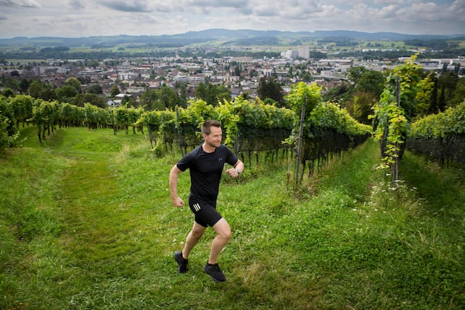 Pascal Schmid, neuer SVP-Asylchef mit Ehefrau Rahel, 5. August 2024 in Weinfelden