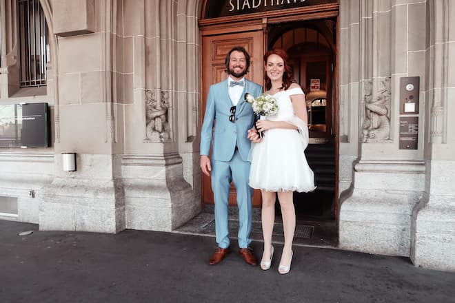 Zaklina Djuricic und Bruno Bäbler zivile Hochzeit 1. April 2020 Zürich