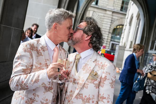 Erich Vock und Hubert Spiess heiraten 2023 Hochzeit Vock