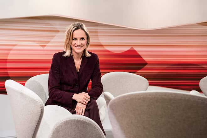 Barbara Luethi Moderatorin Club2019Copyright: SRF/Oscar Alessio