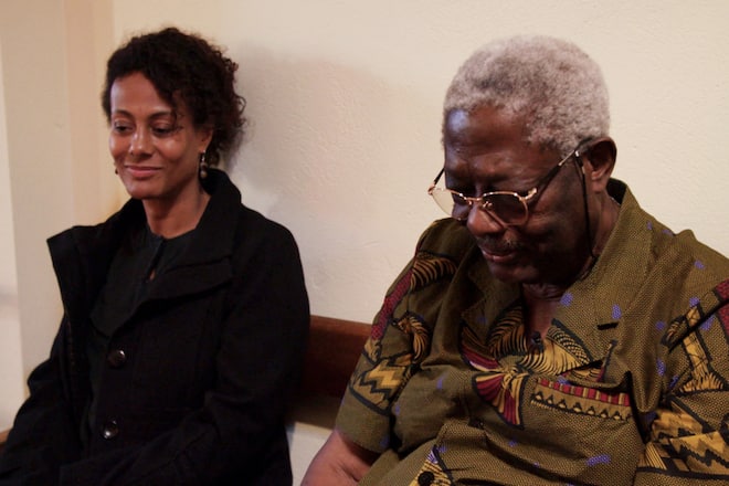 Angélique Beldner mit ihrem Vater