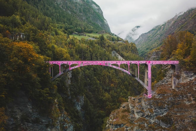 Kunstaktion Barbara Kiener. Pressebilder