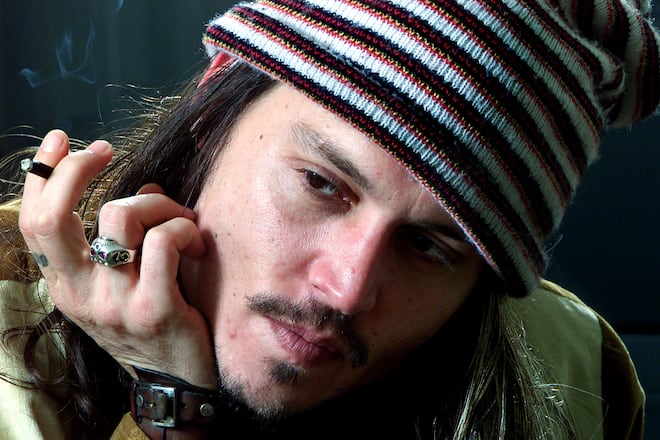 JOHNNY DEPP has taken perhaps his most challenging roleÂits the fact based story of a drug dealers rise and fall called "Blow" which opens April 6, 2001.  (Photo by Ken Hively/Los Angeles Times via Getty Images)