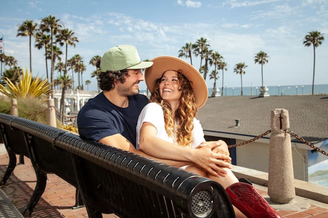 Ryan Regez, Skicrosstrainer in LA mit Freundin Barbara
