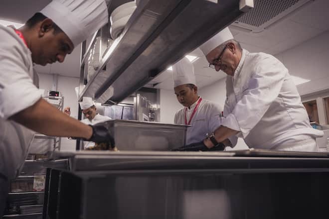 Emil Bolli und SFV-Koch-Team