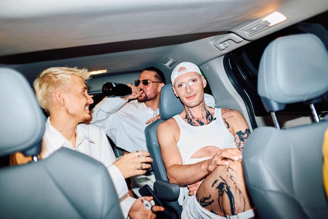 Yannik Zamboni an der New York Fashion Week