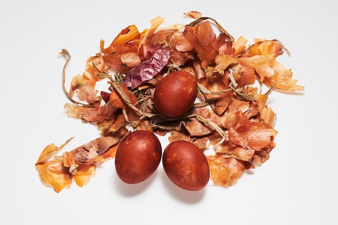 Ostereier faerben Naturfarben Family Seiten. (c) Paul Seewer