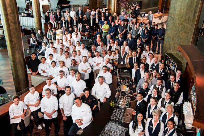 Die Angestellten des Bürgenstock Resort. © Geri Born