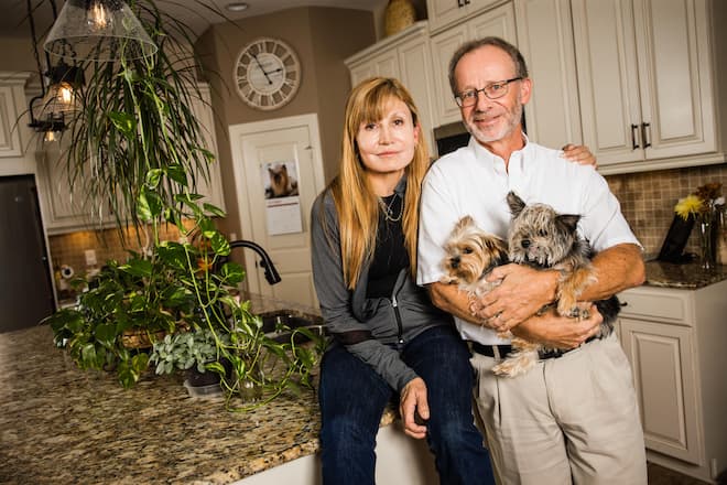 Foto: Stefan Bohrer, Palmetto, 7.10.24: Michael und Ellie Boehm wählen Trump.