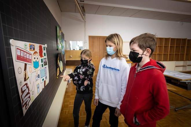 Jugend und Corona, 5. Schulklasse in Schafisheim AG, SI 05/2022