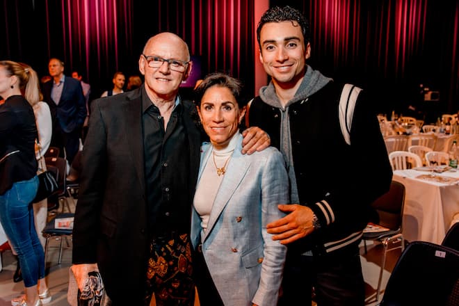 Rolf und Belinha Knie mit Ivan Frederic Knie