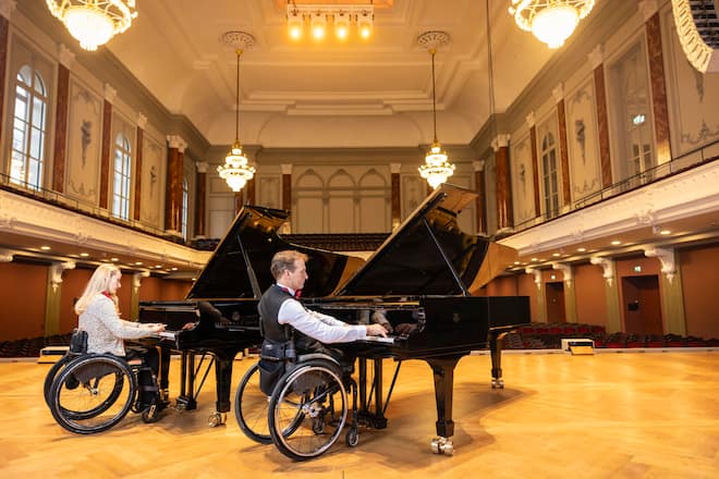 Elina Kaikova, Pianistin; Christian Wenk, Pianist