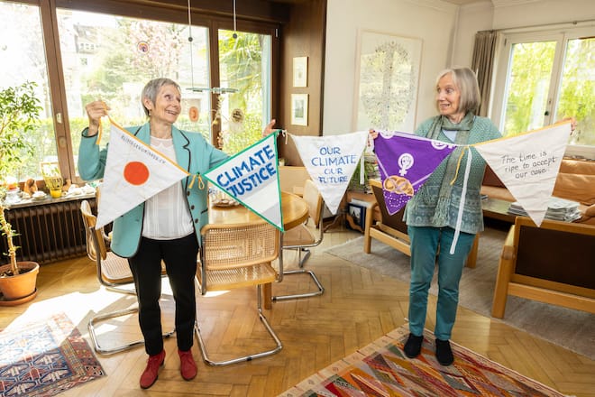 Klima-Seniorinnen Rosmarie Wydler-Wälti; Anne Mahrer