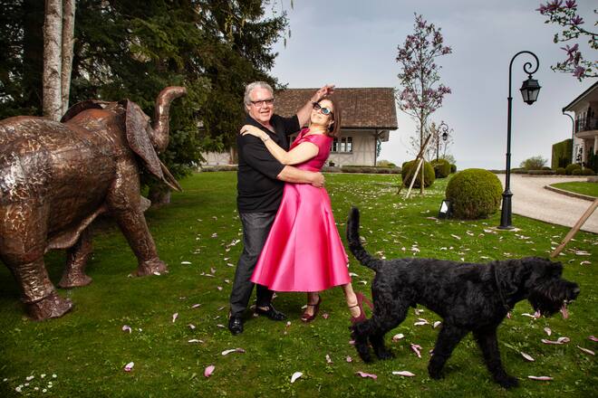 Rolf & Gloria Theiler Switzerland Rolf und Gloria Theiler, aufgenommen in Ihrem Zuhause in Schönenberg ZH bei Horgen. Foto: Jonas Mohr