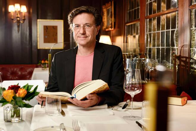 Stefan Zweifel, Autor, Journalist, Kronenhalle, Zuerich, 2024, Fotos: Geri Born