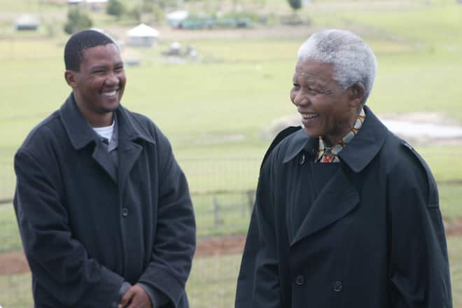 Zwelivelile Mandela und Nelson Mandela