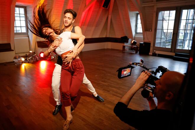 Luca Hänni «Let's dance»-Training in Bern