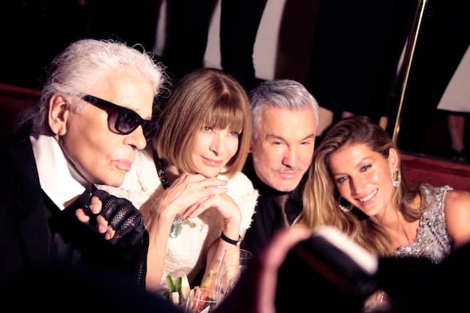 Karl Lagerfeld Anna Wintour Baz Luhrmann Gisele Bündchen