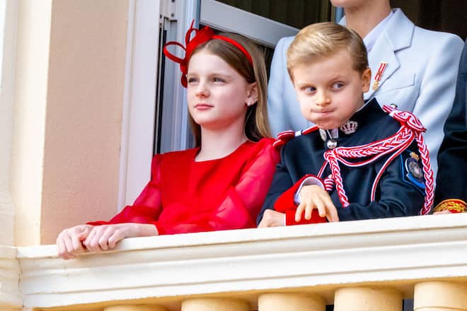 <p>Grimassenschneider: Prinzessin Gabriella und ihr Zwillingsbruder Prinz Jacques. Sie bleibt in jeder Situation ernst.</p>