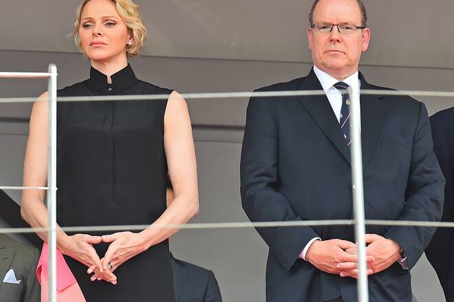 Fürst Albert und Fürstin Charlène