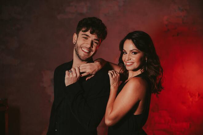 Luca Haenni und Christina Luft